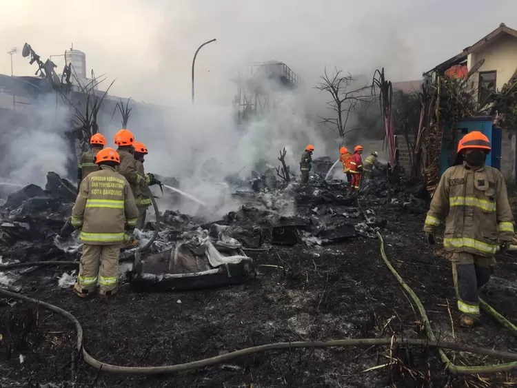 Kebakaran di Apartemen Transit Ujung Berung