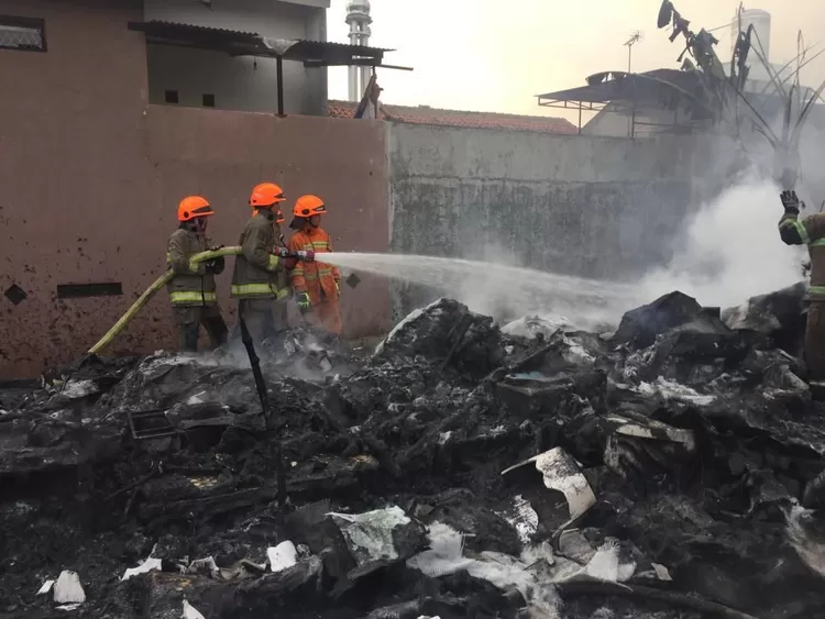 Kebakaran di Apartemen Transit Ujung Berung