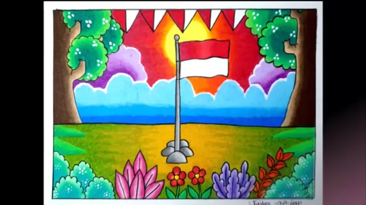 Contoh Gambar Tema  Kemerdekaan Indonesia 17 Agustus 2022 (3)