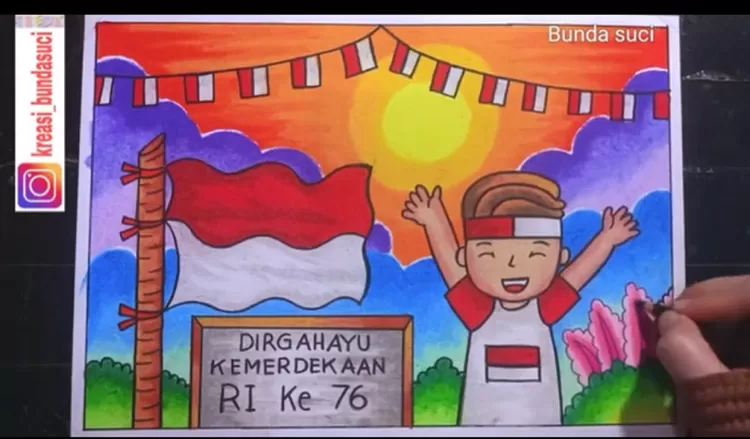 Contoh Gambar Tema  Kemerdekaan Indonesia 17 Agustus 2022 (5)