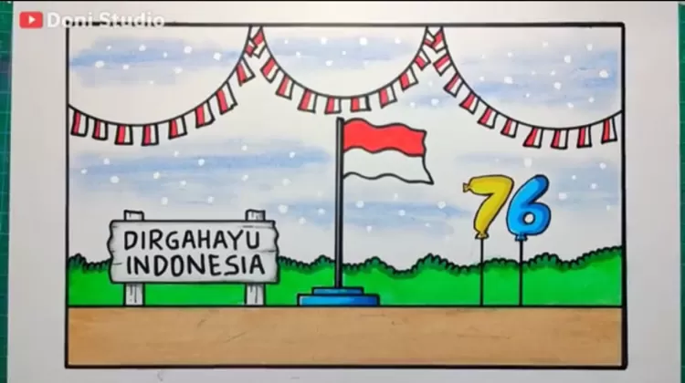 Contoh Gambar Tema  Kemerdekaan Indonesia 17 Agustus 2022 (4)