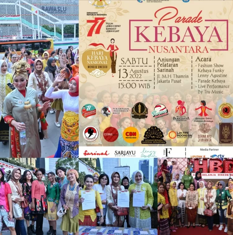 KPPG bersama beberapa ormas perempuan dalam naungan Partai Golkar bersatu padu dan berkolaborasi dengan menghelat gelaran Parade Kebaya Nusantara yang diprakasai oleh Timnas Kebaya Nasional Goes to Unesco di Anjungan Plataran Sarinah, Jakarta 