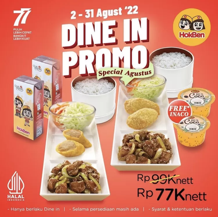 Promo 17 Agustus 2022 Hokben