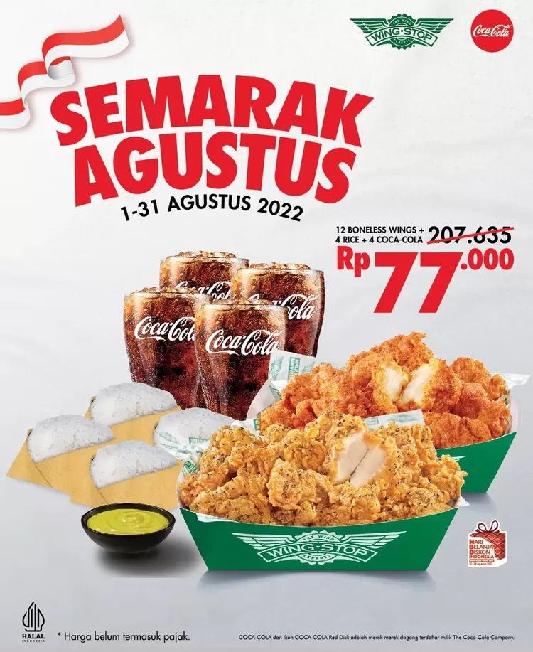Promo 17 Agustus 2022 Wingstop