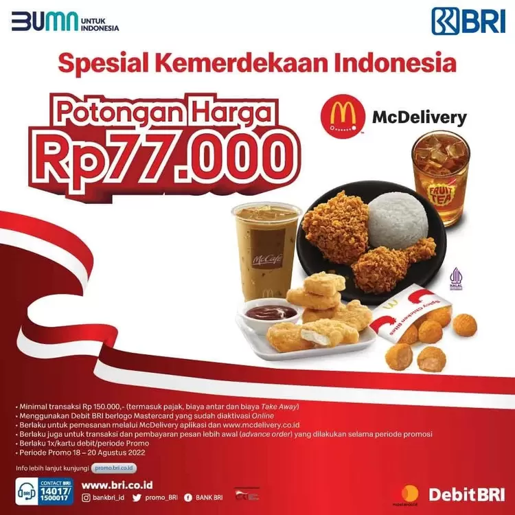 Promo 17 Agustus 2022 McD