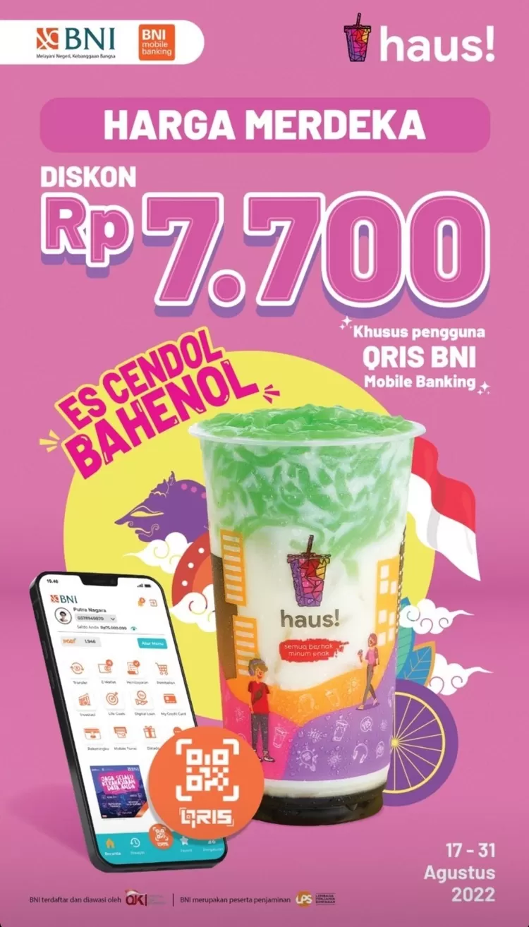 Promo 17 Agustus 2022 haus!