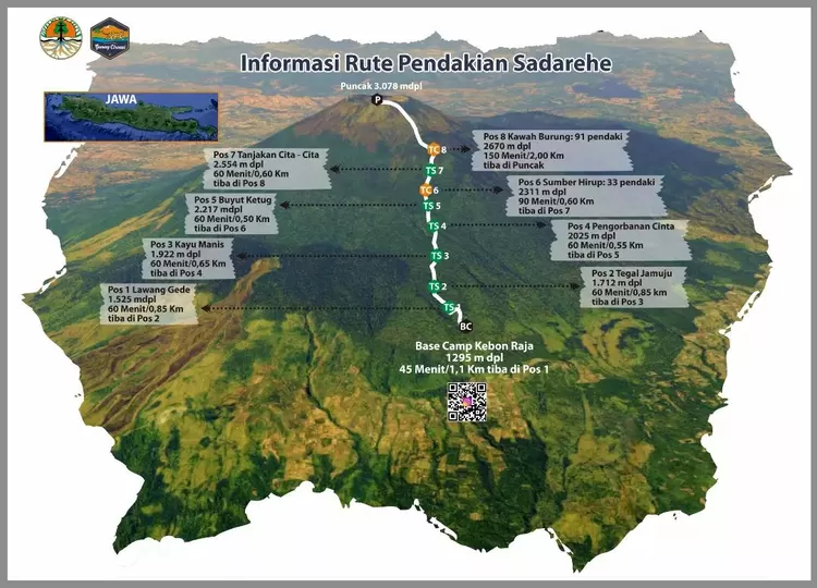 Jalur Pendakian Gunung Ciremai Via Trisakti Sadarehe, Jalur Baru Yang ...