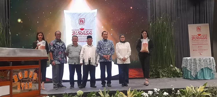 Para pemateri pada launching  Burasa di gedung Pacuan Kuda, Pulomas, Pulogadung, Jakarta Timur, Jumat (16/9/2022).