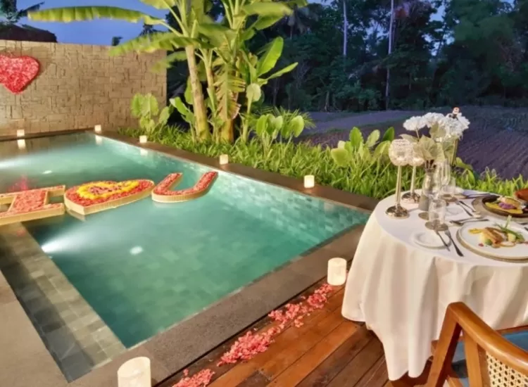 Kaamala Resort, salah satu resort yang cocok untuk honeymoon di Ubud Bali.