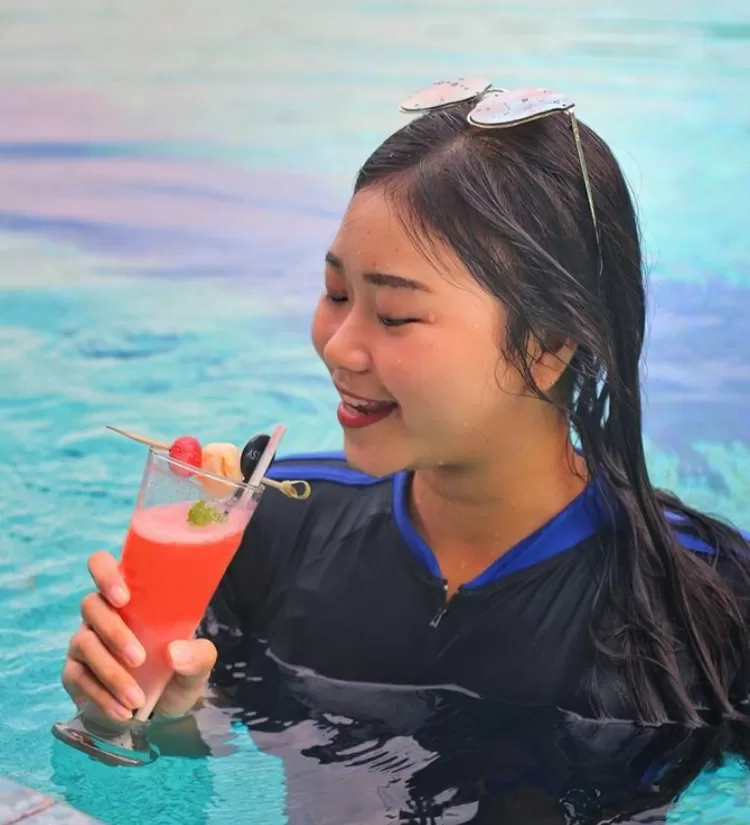 Salah satu minuman ala Hotel Aston Madiun adalah Watermelon Healthy Drink