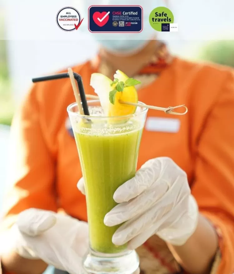 Salah satu minuman ala Hotel Aston Madiun adalah Healthy Drink 