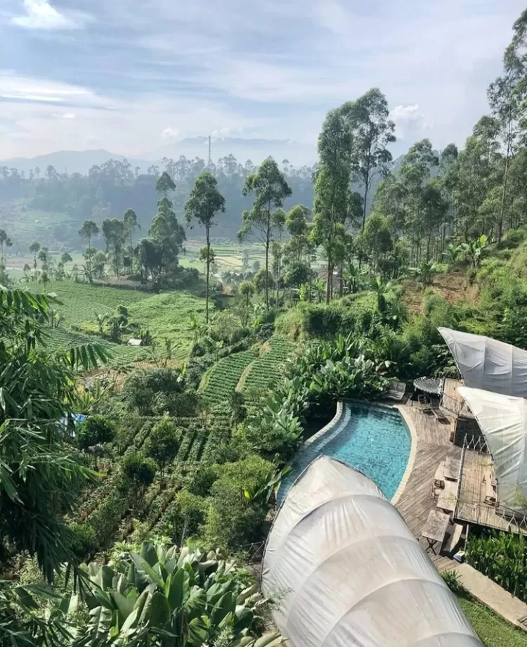 Suasana alam yang indah di legok kondang