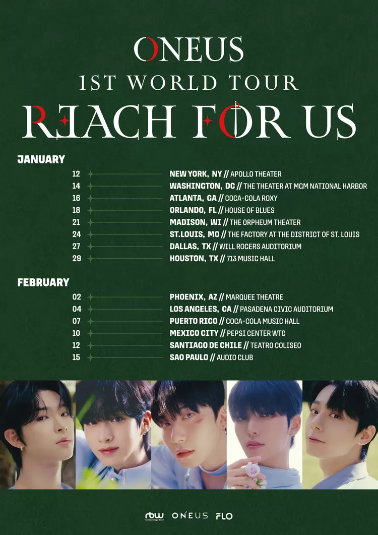 Jadwal World Tour ONEUS