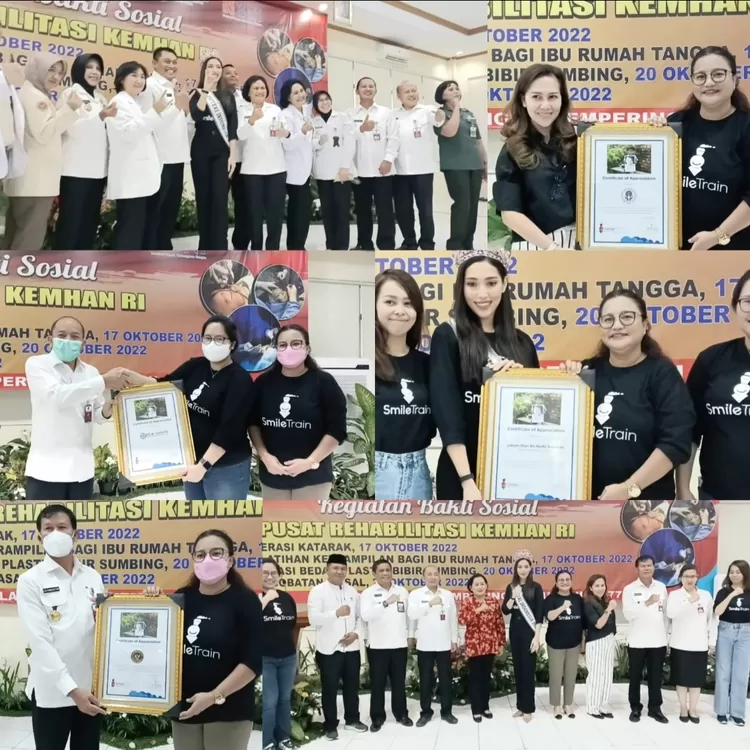 Kolaborasi ciamik antara RS dr Suyoto Pusrehab Kemhan, dan  Perhimpunan Dokter Spesialis Bedah Plastik Indonesia (Perapi) merealisasikan baksos operasi sumbing bibir gratis untuk 11 pasien balita dan 1 dewasa 