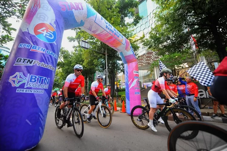 Fun Ride Bank BTN di Jakarta Berlangsung Meriah, Diikuti 130 Peserta