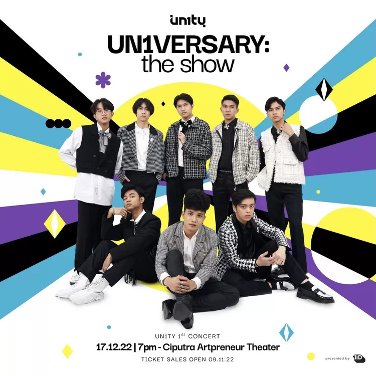 Poster konser pertama UN1TY 'UN1VERSARY: The Show'