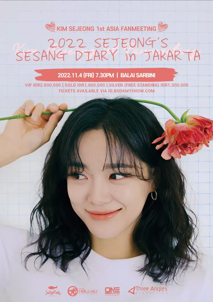 Poster Fanmeeting Kim Sejeong 'SESANG DIARY in JAKARTA' 2022