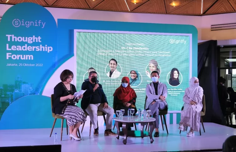 Signify menggelar Thought Leadership Forum, yang mengangkat tema: “UV-C Air Disinfection: Mencegah dan Mengendalikan Risiko Infeksi yang Ditularkan Melalui Udara di Fasilitas Pelayanan Kesehatan” di Jakarta