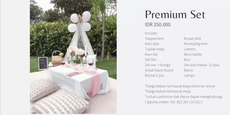 Alat Piknik Premium Set