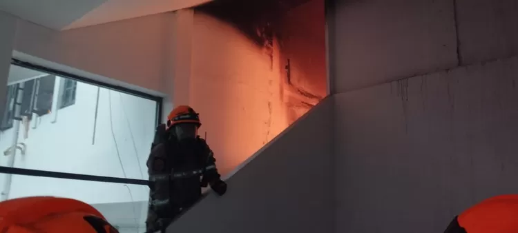 Kebakaran di Balai Kota Bandung