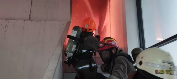 Kebakaran di Balai Kota Bandung