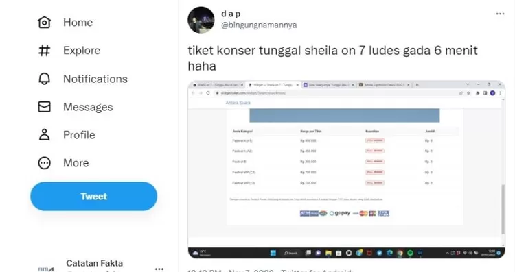 Tiket Konser Sheila on 7 Ludes 