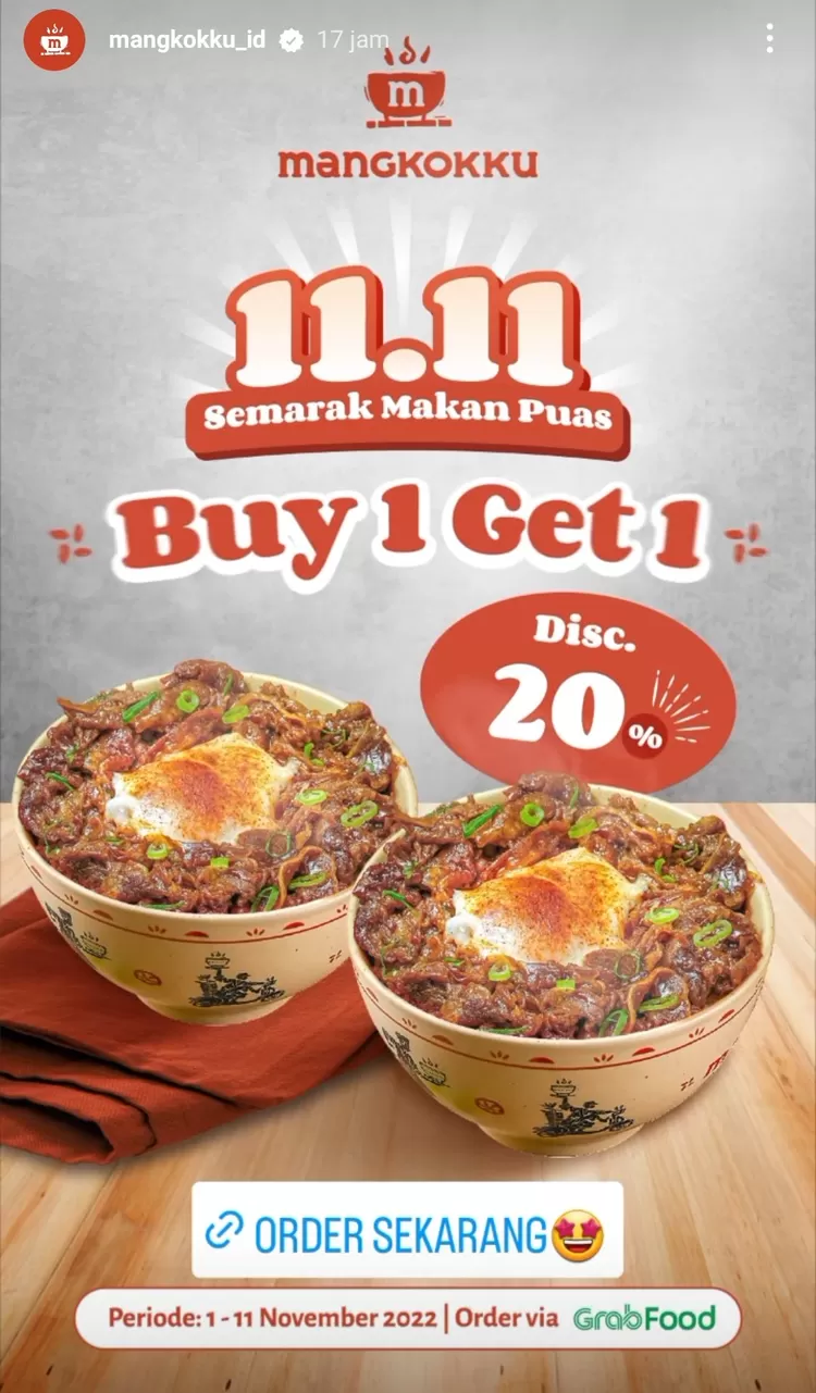 promo tanggal kembar 11 November 2022 