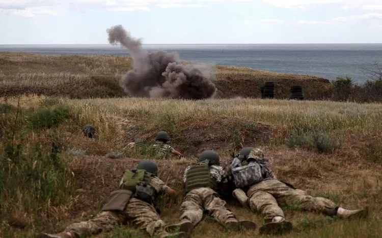 Ilustrasi tentara pasukan Ukraina