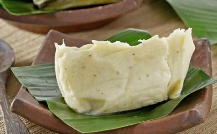 Tampilan kuliner barongko, kuliner khas Sulawesi Selatan