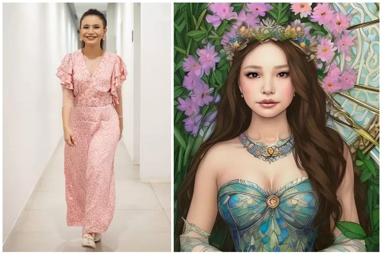 Foto hasil editing Avatar AI artis Indonesia yang viral di Instagram