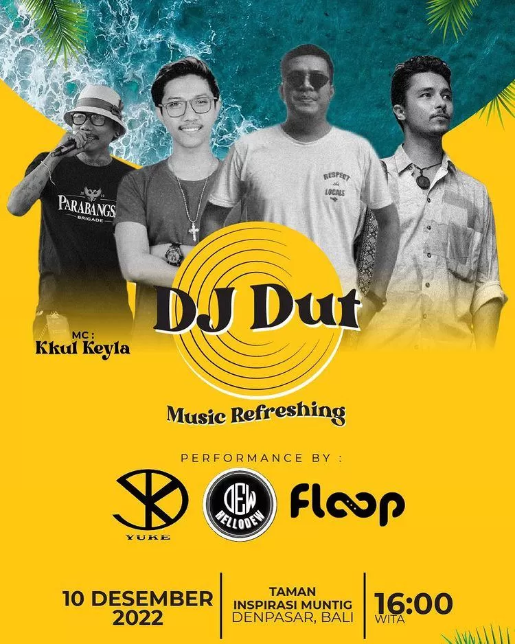 Bali DJ OUT 10 Desember 2022, salah satu Festival dan Event besar di Bali