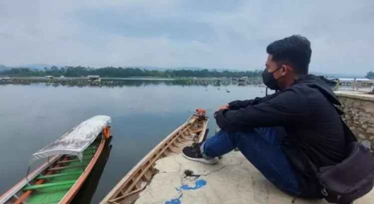 Keindahan Wisata Air di Kampung Maroko Bandung Jawa Barat Indonesia