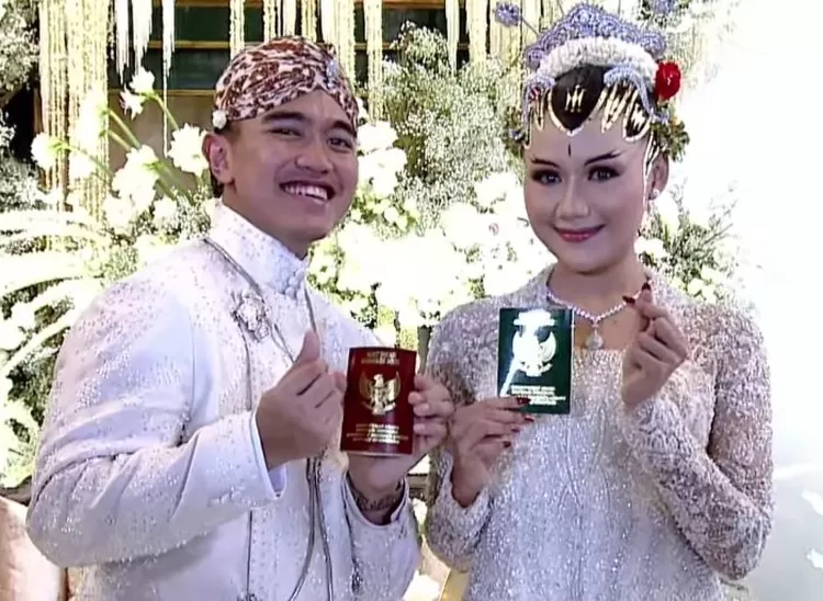 Pengantin baru Kaesang dan Erina