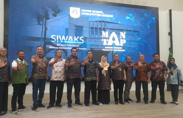 Dinsos Kabupaten Bogor Peluncuran Aplikasi SIWAKS