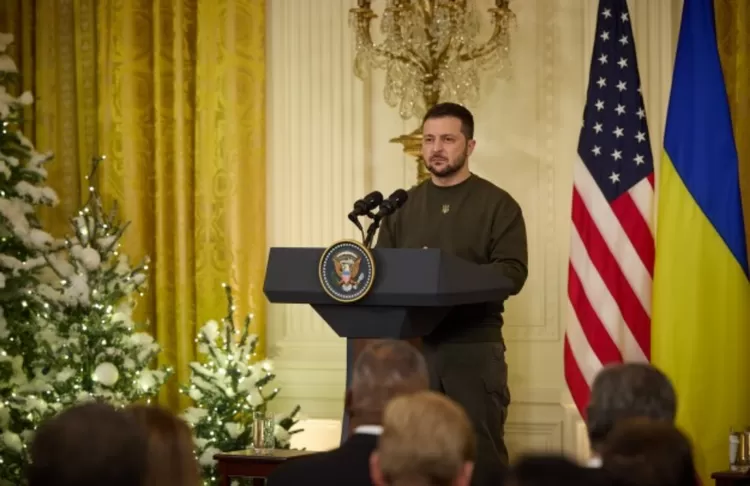 Potret gagah Zelenskiy 