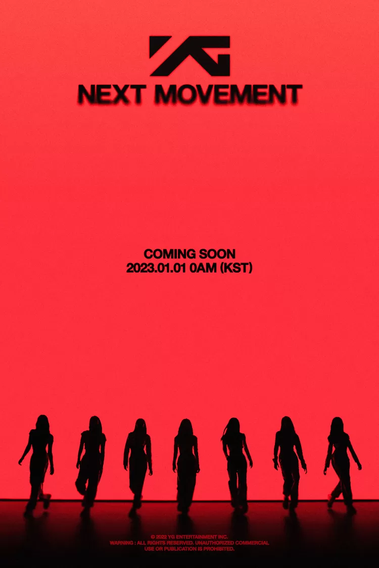 Poster YG NEXT MOVEMENT Girlgurp baru YG Entertainment