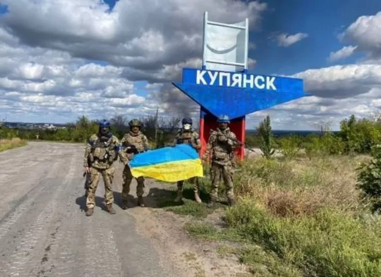 Pasukan Ukraina di Kupiansk 