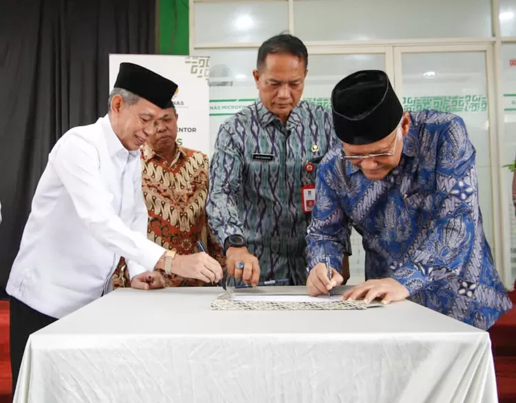 Peluncuran proram Baznas Microfanice di Kabupaten  Tangerang.