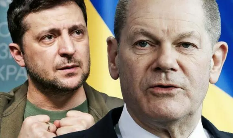 Zelenskiy dan Olaf Scholz