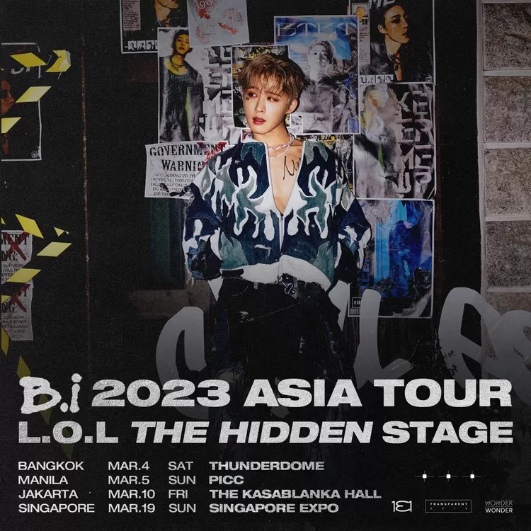 B.I 2023 ASIA TOUR L.O.L THE HIDDEN STAGE