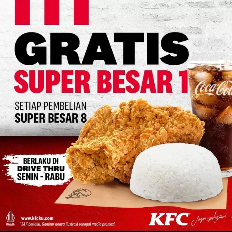 1. Promo Drive Thru 1 Februari - 29 Maret 2023