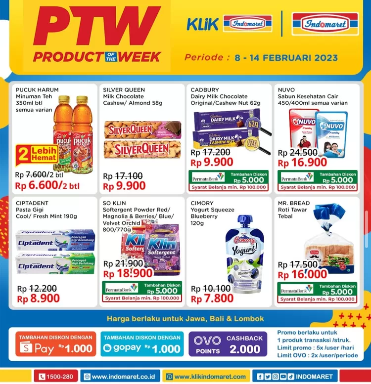 Promo Indomaret PTW 'Product of The Week' Berlaku Mulai Hari Ini, Dapatkan Potongan Harga untuk 8 Produk Ini