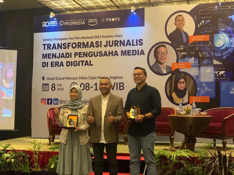 Acara seminar Promedia yang bertajuk &ldquo;Transformasi Jurnalis Jadi Pengusaha Media di Era Digital&rdquo;