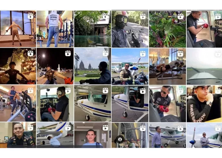 kerap pamer harta berupa moge Harley Davidson, mobil klasik, dan pesawat di media sosialnya @eko_darmanto_bc.