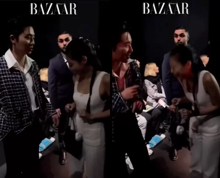 Gemas! Ngobrol Bareng Park Seo Joon, Jennie BLACKPINK Tetap Stay Halal di Paris Fashion Week