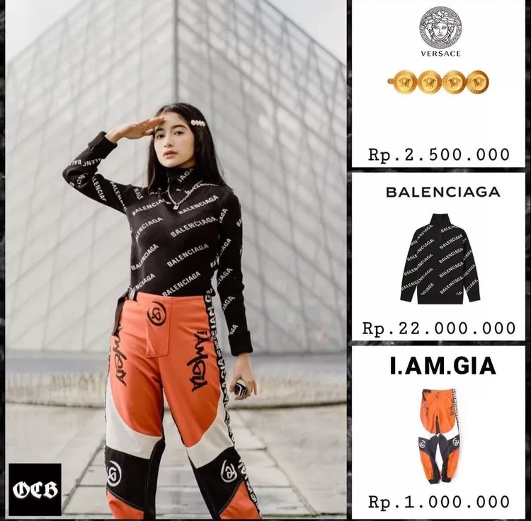 Harga Outfit Atasya Yasmine anak Andhi Pramono Kepala Bea Cukai Makassar