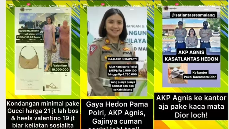 Intip Gaya Hedon Diduga Kasatlantas Polres Malang AKP Agnis Juwita Manurung