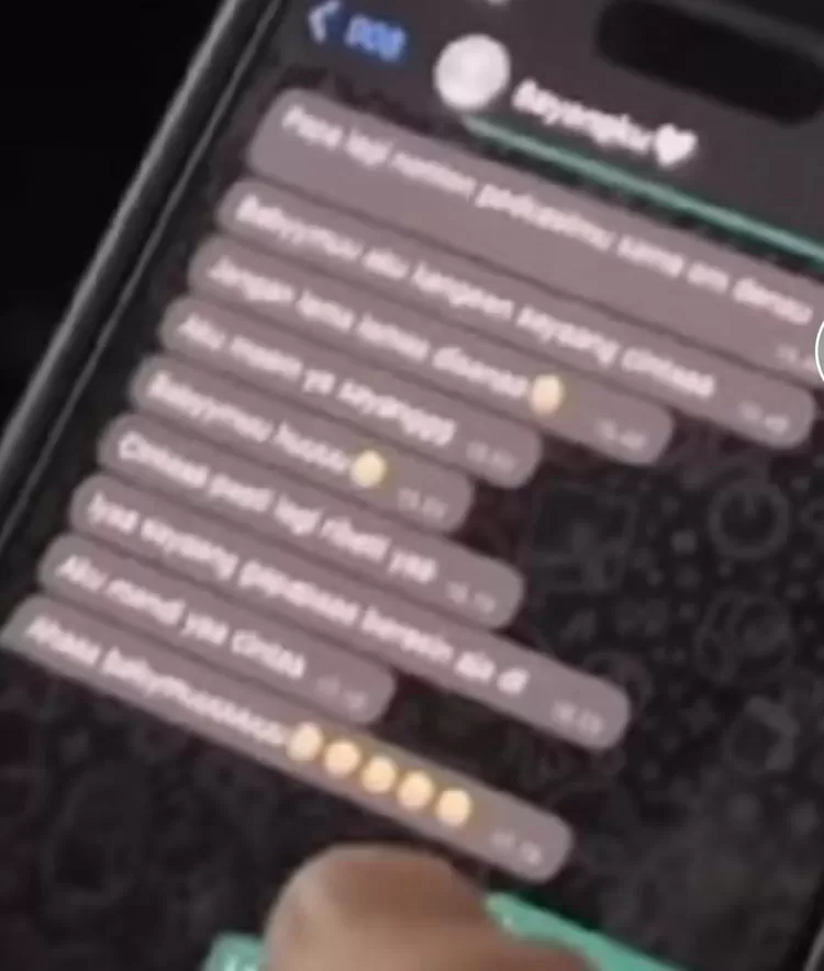 Chat Diduga dari Tiara Andini untuk Alshad