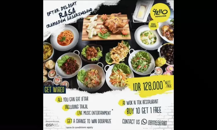 Promo bukber di Yello Hotel Paskal Bandung