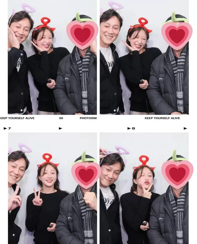 Hani EXID dan pacarnya yang diunggah di Instagram.